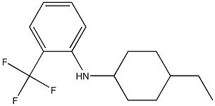 N-(4-ethylcyclohexyl)-2-(trifluoromethyl)aniline Struktur