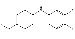 N-(4-ethylcyclohexyl)-3,4-dimethoxyaniline Struktur