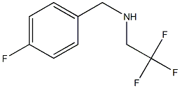 N-(4-fluorobenzyl)-N-(2,2,2-trifluoroethyl)amine Struktur