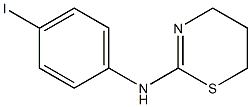 N-(4-iodophenyl)-5,6-dihydro-4H-1,3-thiazin-2-amine Struktur