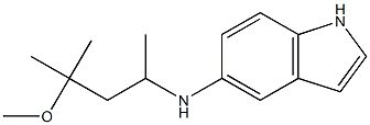 N-(4-methoxy-4-methylpentan-2-yl)-1H-indol-5-amine Struktur