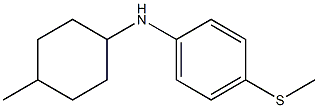 N-(4-methylcyclohexyl)-4-(methylsulfanyl)aniline Struktur