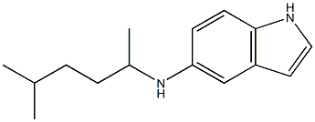 N-(5-methylhexan-2-yl)-1H-indol-5-amine Struktur