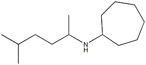 N-(5-methylhexan-2-yl)cycloheptanamine Struktur