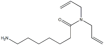 N,N-diallyl-7-aminoheptanamide Struktur