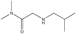 N,N-dimethyl-2-[(2-methylpropyl)amino]acetamide Struktur