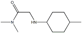 N,N-dimethyl-2-[(4-methylcyclohexyl)amino]acetamide Struktur