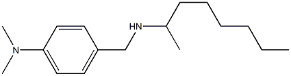 N,N-dimethyl-4-[(octan-2-ylamino)methyl]aniline Struktur