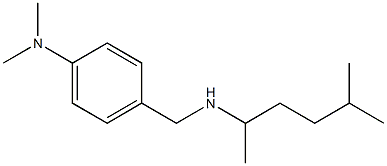 N,N-dimethyl-4-{[(5-methylhexan-2-yl)amino]methyl}aniline Struktur