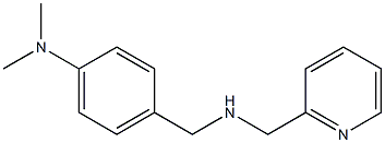 N,N-dimethyl-4-{[(pyridin-2-ylmethyl)amino]methyl}aniline Struktur