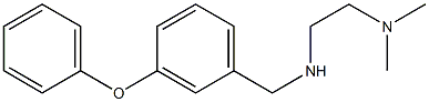 N,N-dimethyl-N'-(3-phenoxybenzyl)ethane-1,2-diamine Struktur