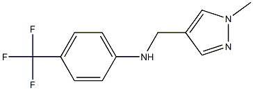 N-[(1-methyl-1H-pyrazol-4-yl)methyl]-4-(trifluoromethyl)aniline Struktur