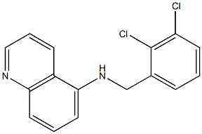 N-[(2,3-dichlorophenyl)methyl]quinolin-5-amine Struktur