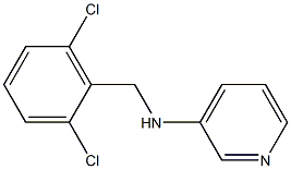 N-[(2,6-dichlorophenyl)methyl]pyridin-3-amine Struktur