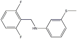 N-[(2,6-difluorophenyl)methyl]-3-(methylsulfanyl)aniline Struktur