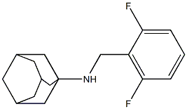 N-[(2,6-difluorophenyl)methyl]adamantan-1-amine Struktur