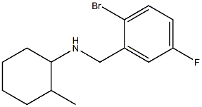 N-[(2-bromo-5-fluorophenyl)methyl]-2-methylcyclohexan-1-amine Struktur