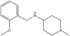 N-[(2-methoxyphenyl)methyl]-1-methylpiperidin-4-amine Struktur