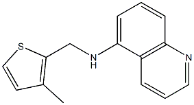 N-[(3-methylthiophen-2-yl)methyl]quinolin-5-amine Struktur