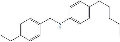 N-[(4-ethylphenyl)methyl]-4-pentylaniline Struktur