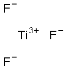 TITANIUM (III) FLOURIDE SOLUTION Struktur