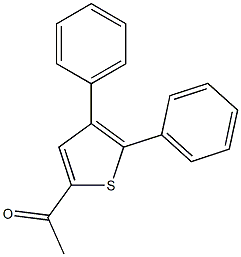 1-(4,5-diphenyl-2-thienyl)ethanone Struktur