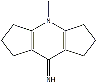 4-methyl-2,3,4,5,6,7-hexahydrodicyclopenta[b,e]pyridin-8(1H)-imine Struktur