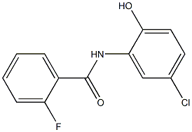 N-(5-chloro-2-hydroxyphenyl)-2-fluorobenzamide Struktur