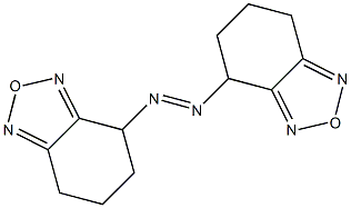 4-(4,5,6,7-tetrahydro-2,1,3-benzoxadiazol-4-yldiazenyl)-4,5,6,7-tetrahydro-2,1,3-benzoxadiazole Struktur