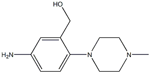 [5-amino-2-(4-methylpiperazino)phenyl]methanol Struktur