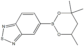 5-(4,4,6-Trimethyl-1,3,2-dioxaborinan-2-yl)-2,1,3-benzothiadiazole Struktur