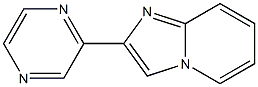 2-(pyrazin-2-yl)imidazo[1,2-a]pyridine Struktur