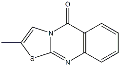 2-Methyl-5H-thiazolo[2,3-b]quinazolin-5-one Struktur