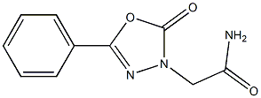 5-Phenyl-2-oxo-1,3,4-oxadiazole-3(2H)-acetamide Struktur