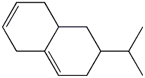 1,4,4a,5,6,7-Hexahydro-6-isopropylnaphthalene Struktur