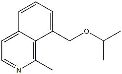 1-Methyl-8-(isopropoxymethyl)isoquinoline Struktur