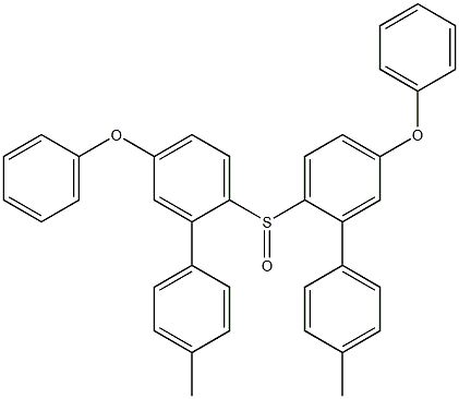 (4-Methylphenyl)(4-phenoxyphenyl) sulfoxide Struktur