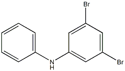 3,5-Dibromophenylphenylamine Struktur