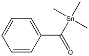 Trimethylbenzoylstannane Struktur