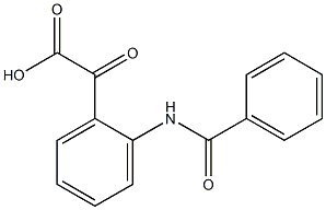 2-[2-(Benzoylamino)phenyl]glyoxylic acid Struktur