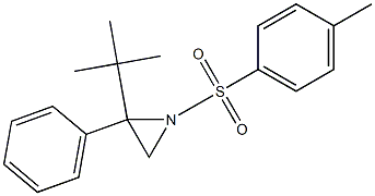 1-(p-Tolylsulfonyl)-2-tert-butyl-2-phenylaziridine Struktur