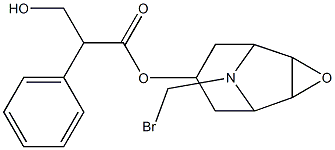 Scopolamine bromide Struktur