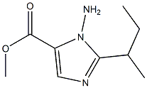 methyl 1-amino-2-sec-butyl-1H-imidazole-5-carboxylate Struktur