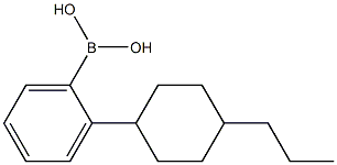 4-(Propylcyclohexane)phenylboronic acid Struktur