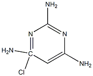 2,4,6-triamino-6-chloropyrimidine Struktur