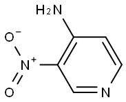 3-硝基-4-氨基吡啶, , 結(jié)構(gòu)式