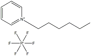 N-hexylpyridinium hexafluorophosphate Struktur