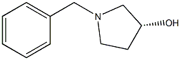 (R)-1-芐基吡咯烷-3-醇, , 結(jié)構(gòu)式