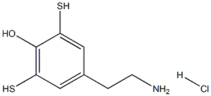 3,5-Dimercaptotyramine Hydrochloride Struktur