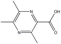 3,5,6-trimethylpyrazinecarboxylic acid Struktur